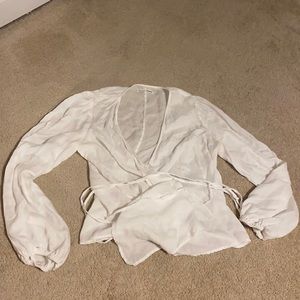 Reformation Wrap Top